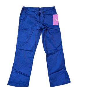 Med Couture Quick Dry Stretch Women's Scrub Pants -Small (petite) - Blue